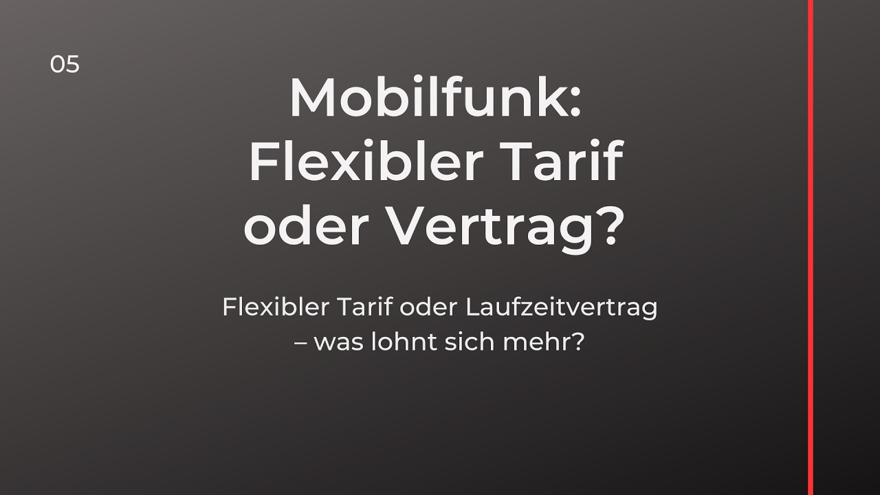 Für wen lohnt sich ein flexibler Handyvertrag wirklich?