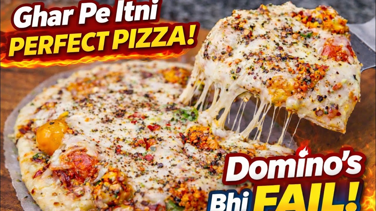 Homemade Pizza Recipe | Market Wala Taste Ghar Pe! 🍕 #pizzarecipe #homemadep
