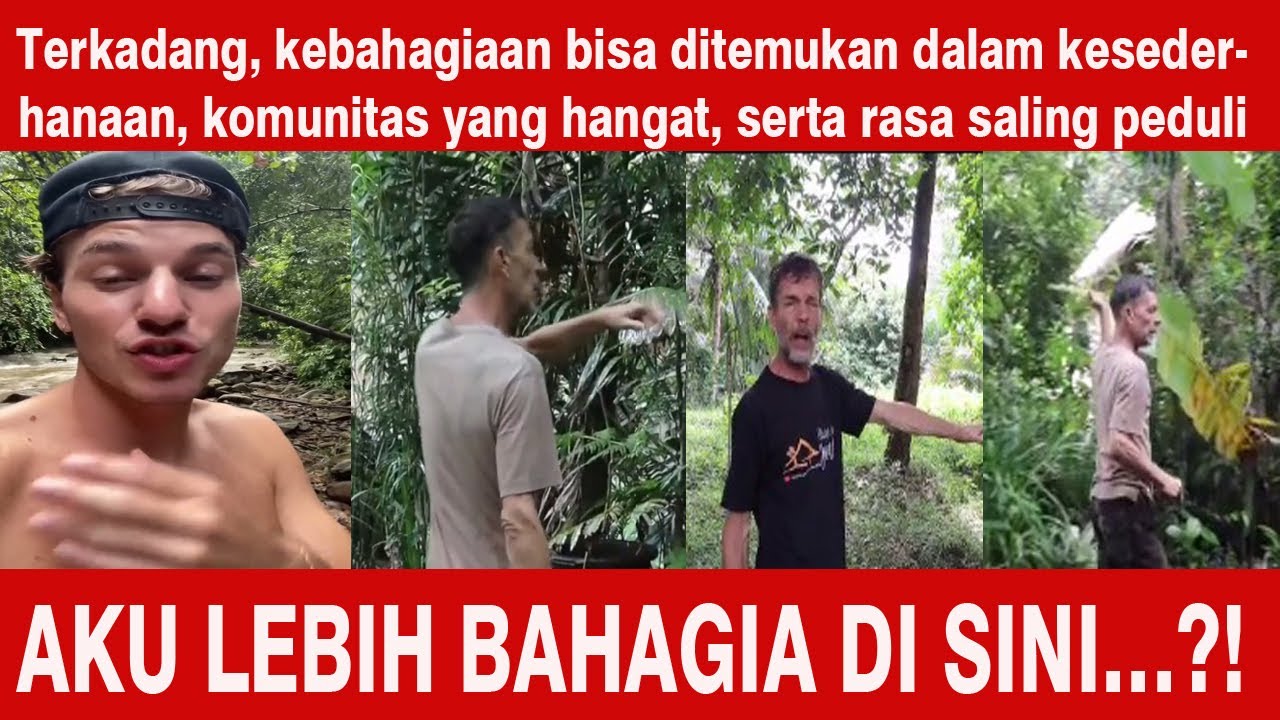 Tinggalkan Modernitas Kanada! Bule Ini Pilih Hidup Sederhana di Kampung Indonesia!