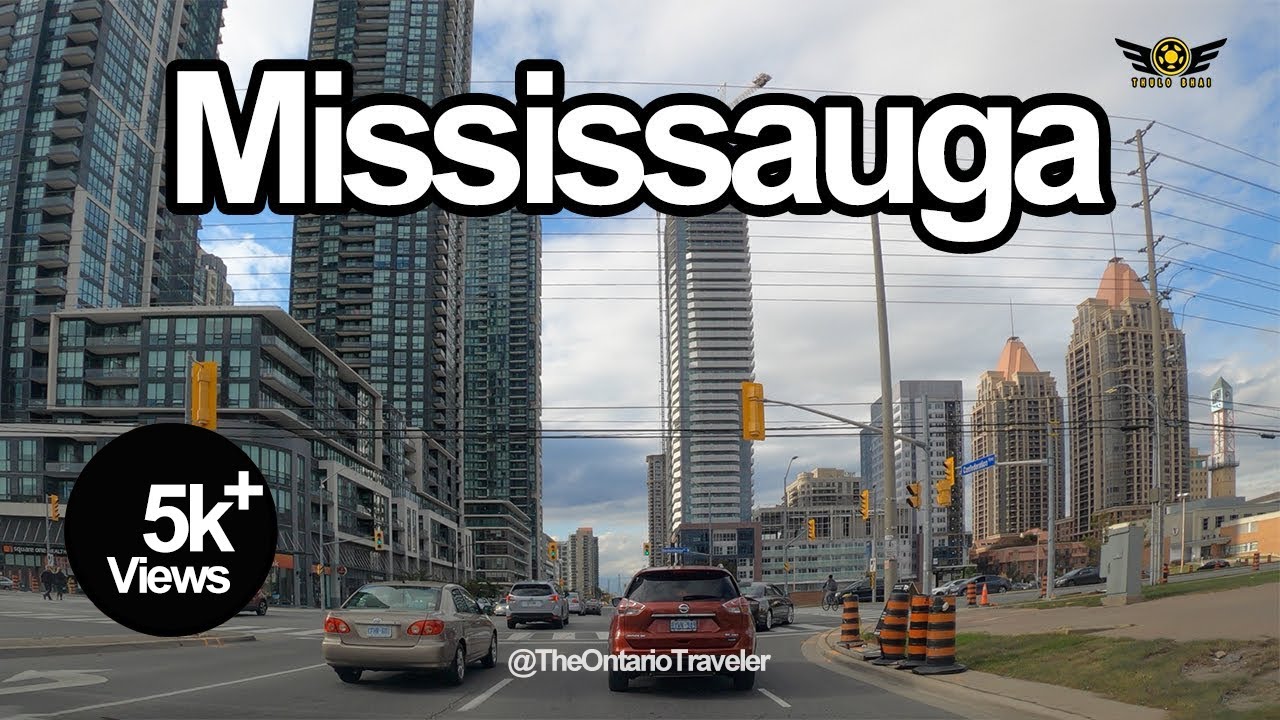 The Majestic Mississauga Downtown drive - Ontario Canada (4K)