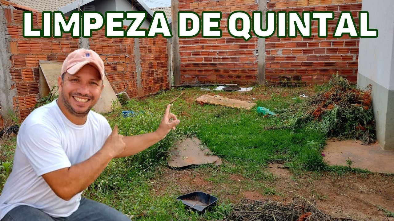 Como Fazer Limpeza de Quintal? Limpeza do Quintal Completo - Ficou Limpinho!