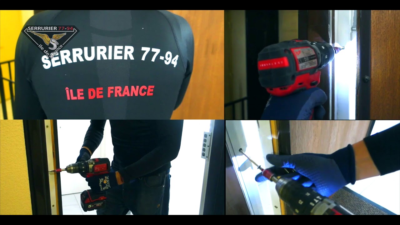 Installation Porte Blind&eacute;e VALENTE Securystar