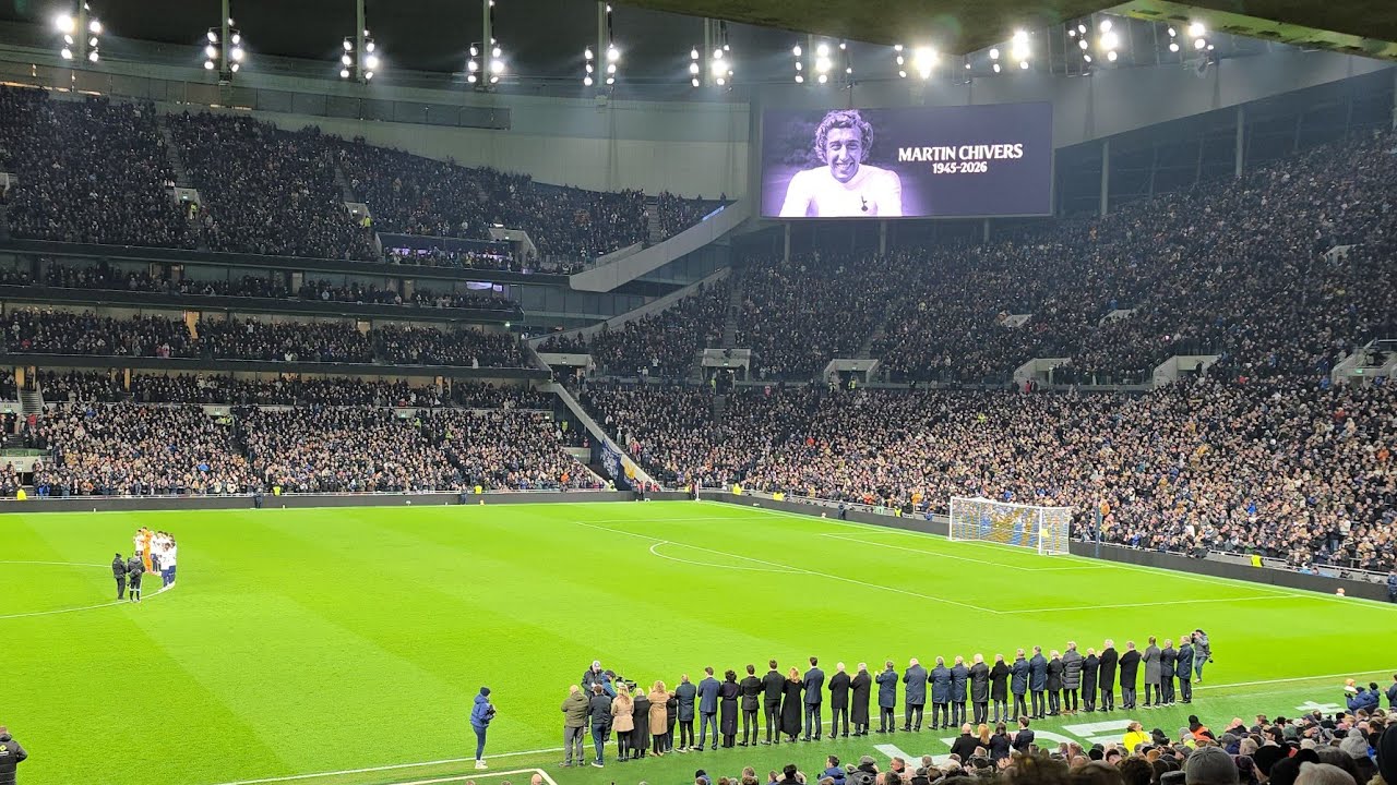 RIP MARTIN CHIVERS AND TERRY YORATH: One Minute Applause: Tottenham Hotspur v Aston Villa