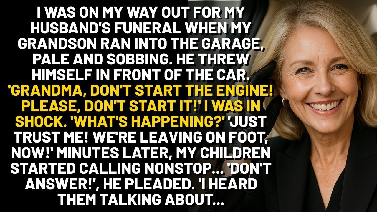 'Don't start the car!' grandson cried before my husband funeral  Then something terrible happened