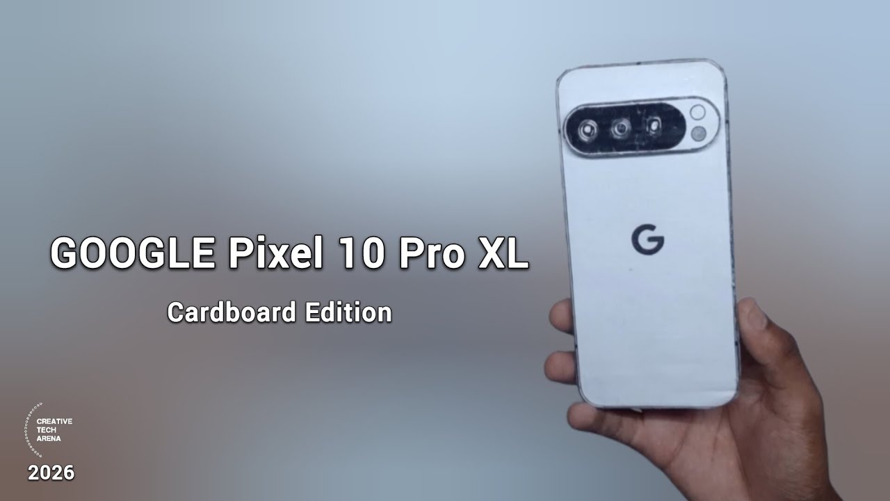 Cardboard made Google Pixel 10 Pro XL📃📦✅. How to make and design tutorial😎✅.