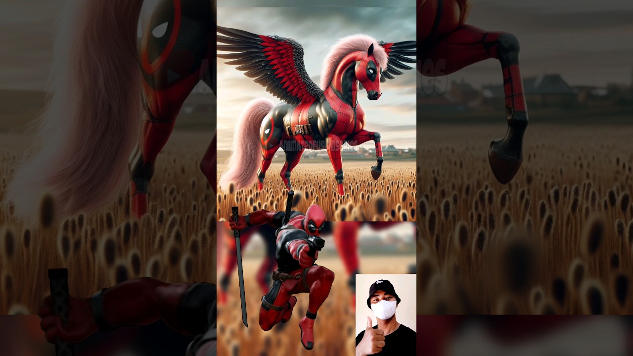 Superheroes but Pegasus 💥 Marvel & Dc All Characters #marvel #avengers #shorts #spiderman #2024