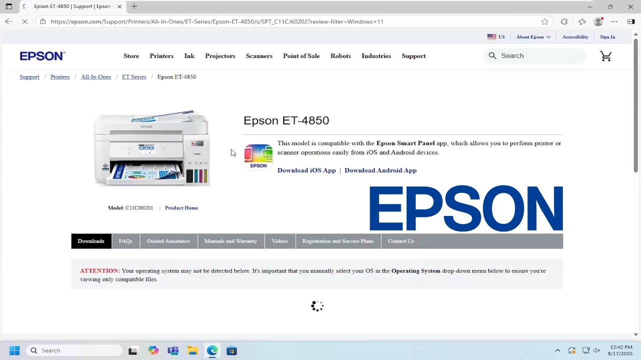 How To Install and Setup Epson EcoTank ET-4850 Printer [Guide]