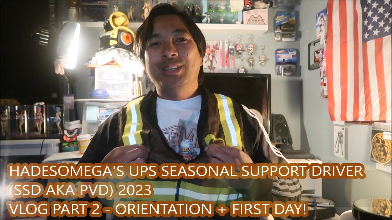 UPS Seasonal Support Driver (SSD aka PVD) 2023 VLOG Part 2 - Orientation + First Day on the Job!