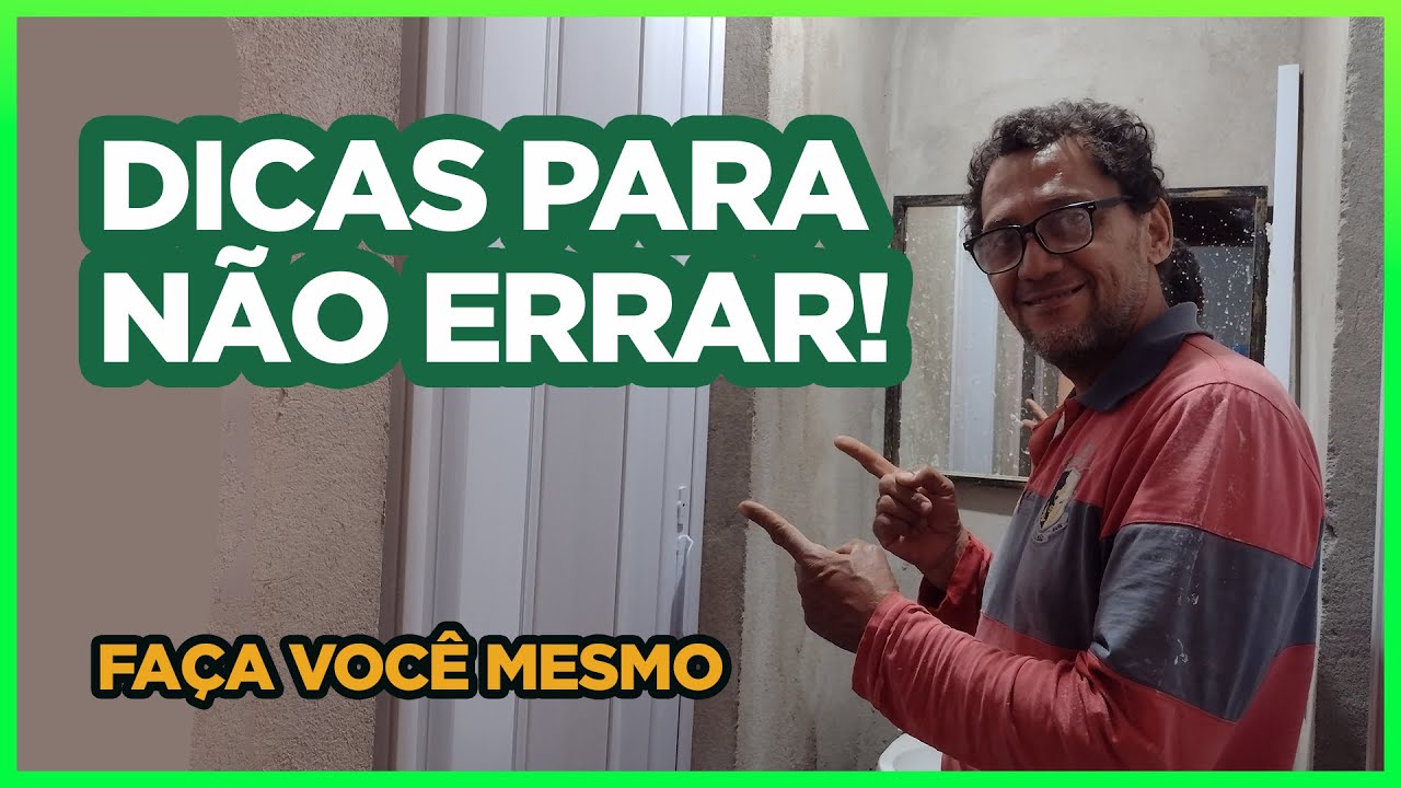 COMO INSTALAR PORTA de PVC SANFONADA  | PASSO A PASSO