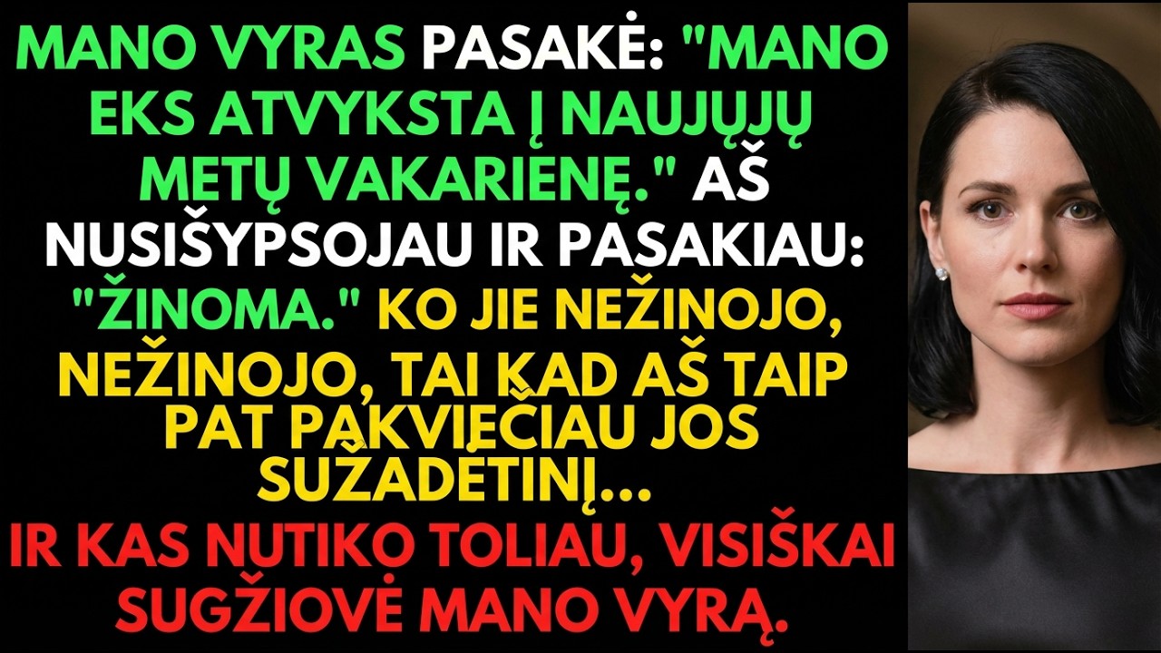 Vyras pakvietė buvusią per Naujuosius—pakviečiau jos sužadėtinį ir atskleidžiau