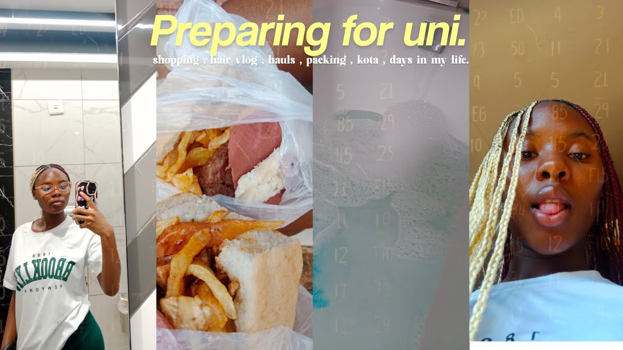Prep with me for uni : getting hair done , shopping , hauls and more. 