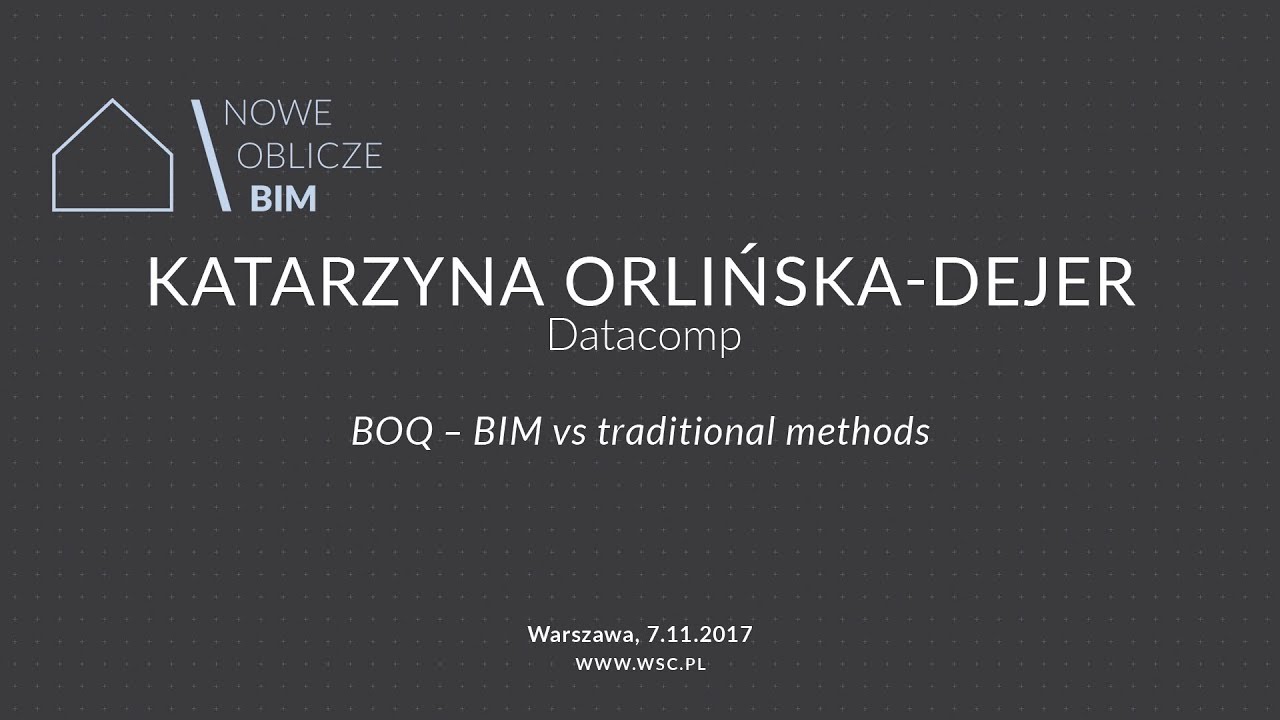 BOQ - BIM vs traditional methods