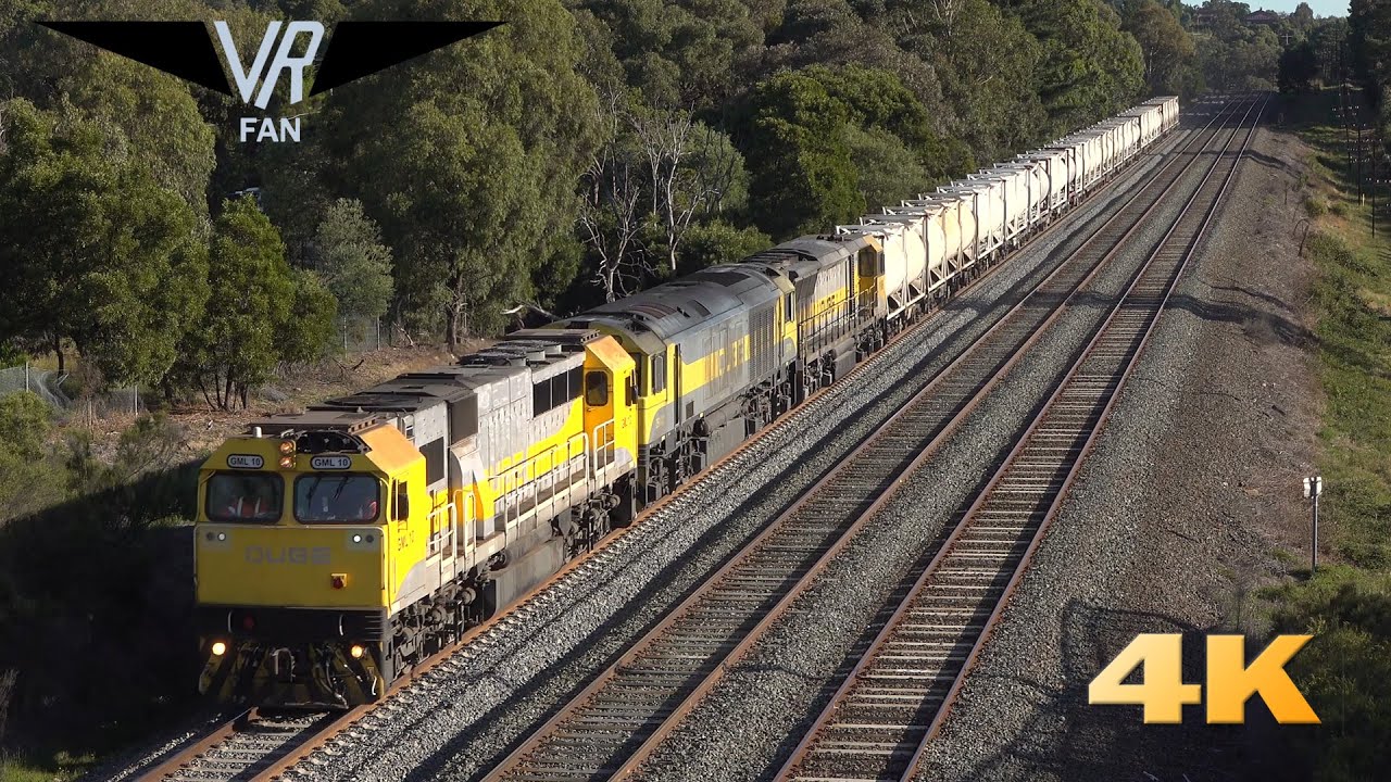 Trains on the Divide - Wandong and Heathcote Junction: Australian Trains in 4K