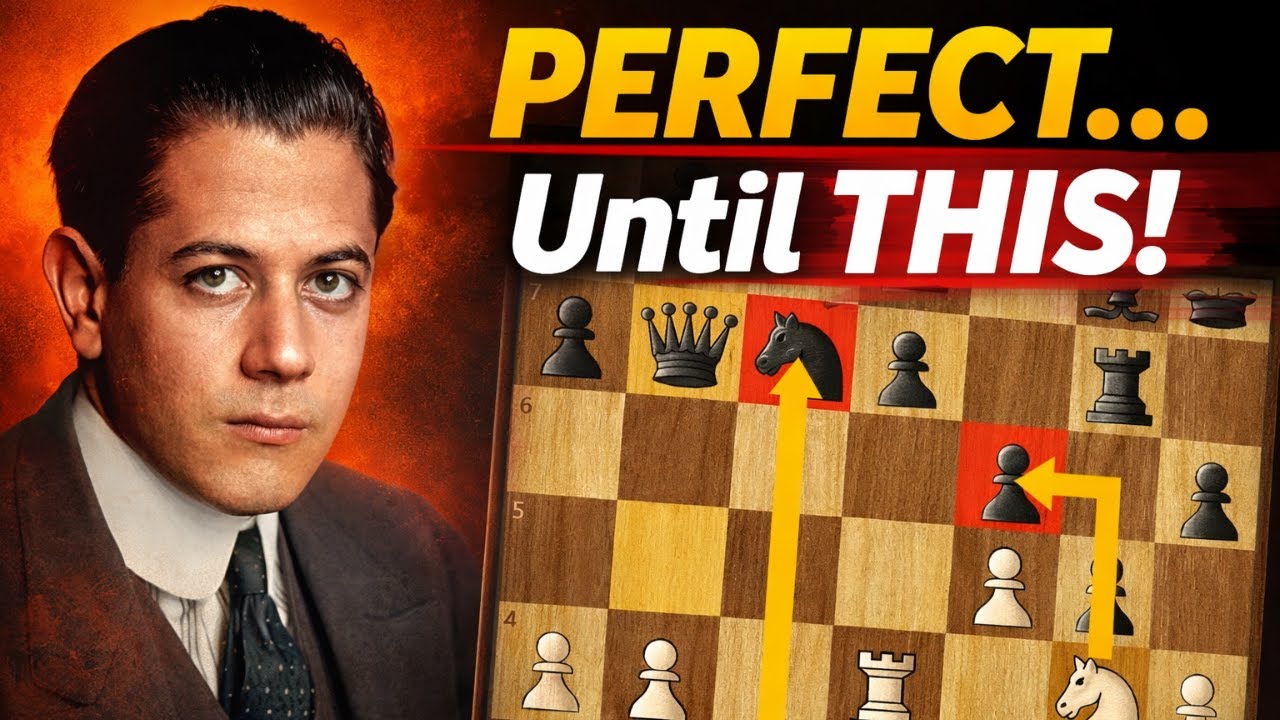 Легендарная партия, которую должен знать каждый шахматист | Капабланка играл безупречно… до паден...
