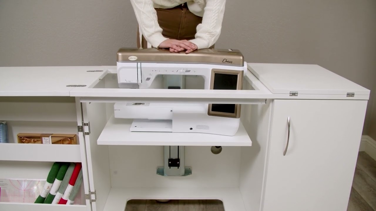 The Comfort Deluxe Sewing Cabinet by SewFine Cabinets