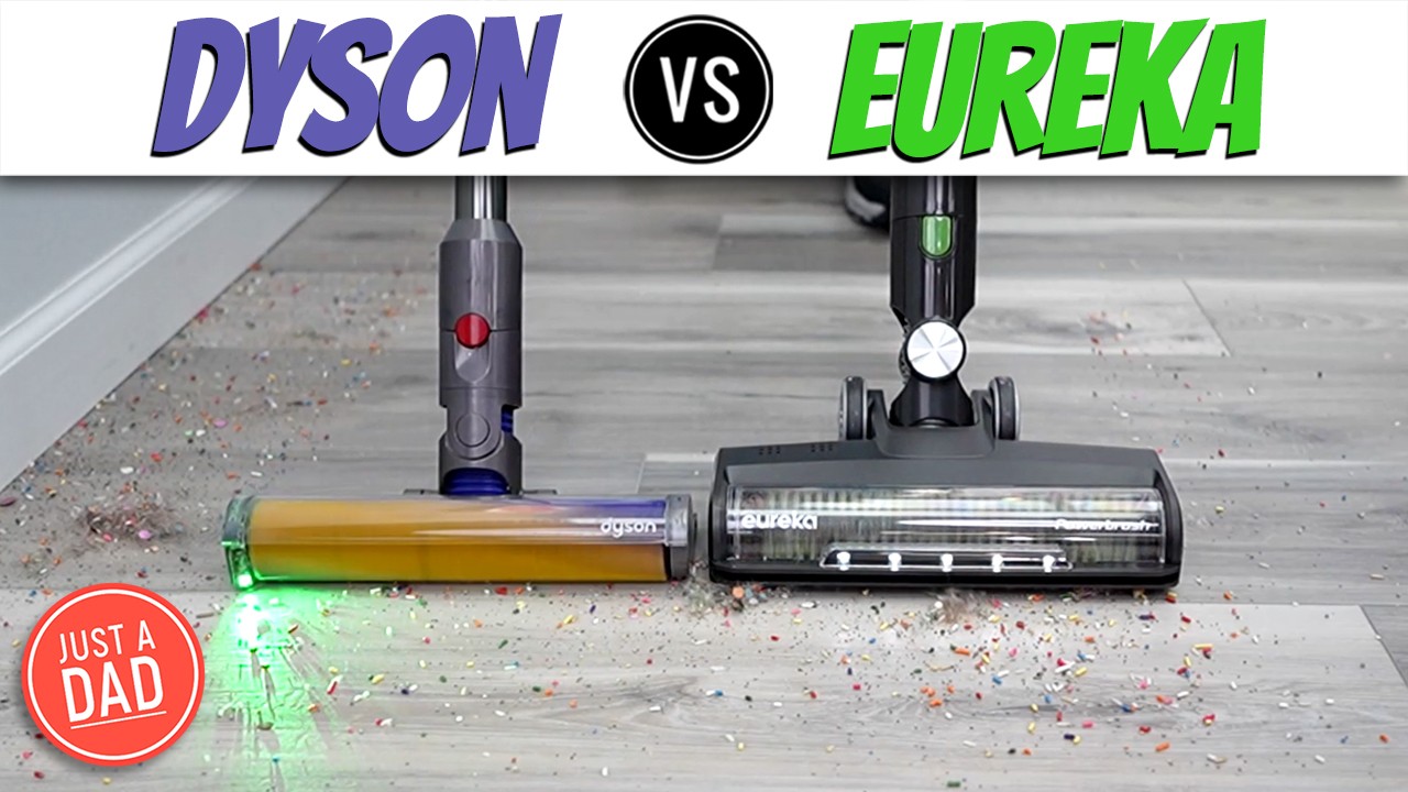 Eureka NEC370GR Cordless Stick Vacuum vs Dyson V12 Detect Slim COMPARISON