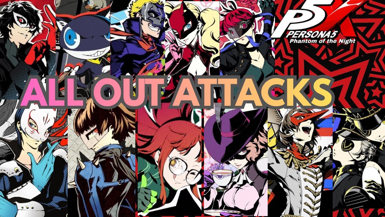 ALL-OUT ATTACKS United | Persona 5 Royal Visual Showcase