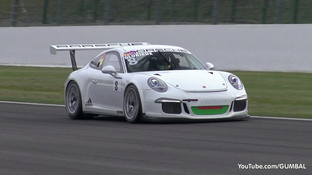 Porsche 991 GT3 Cup - Start up & Accelerations!
