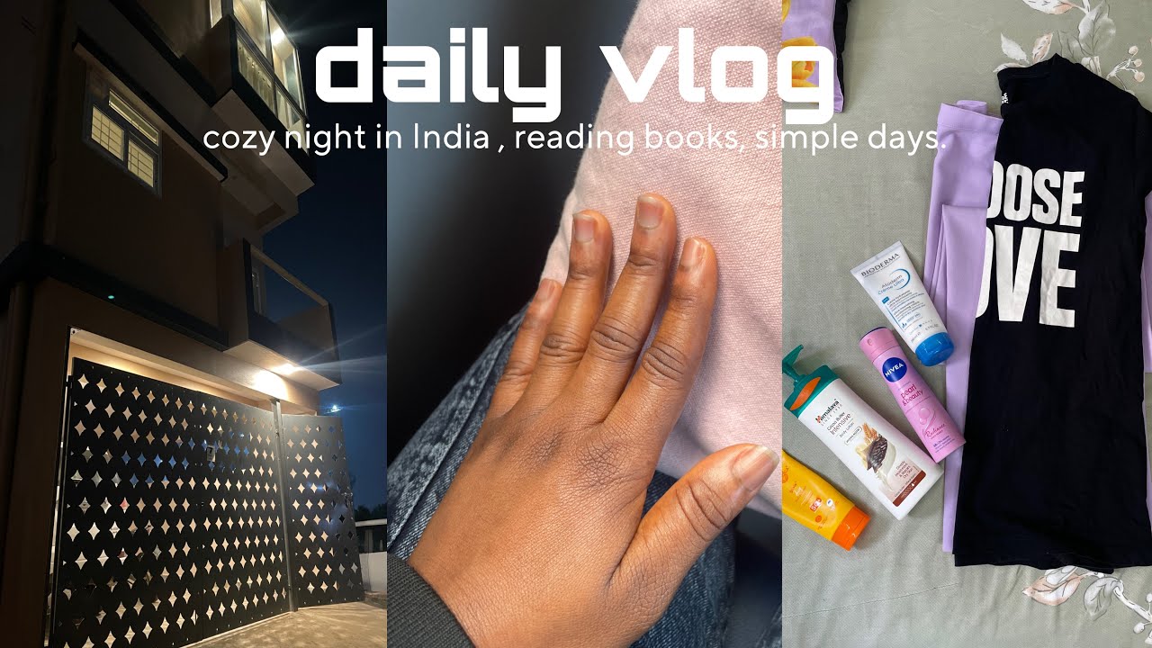 daily vlog 🎐slice of life, cozy day, reading books, aesthetic life in india