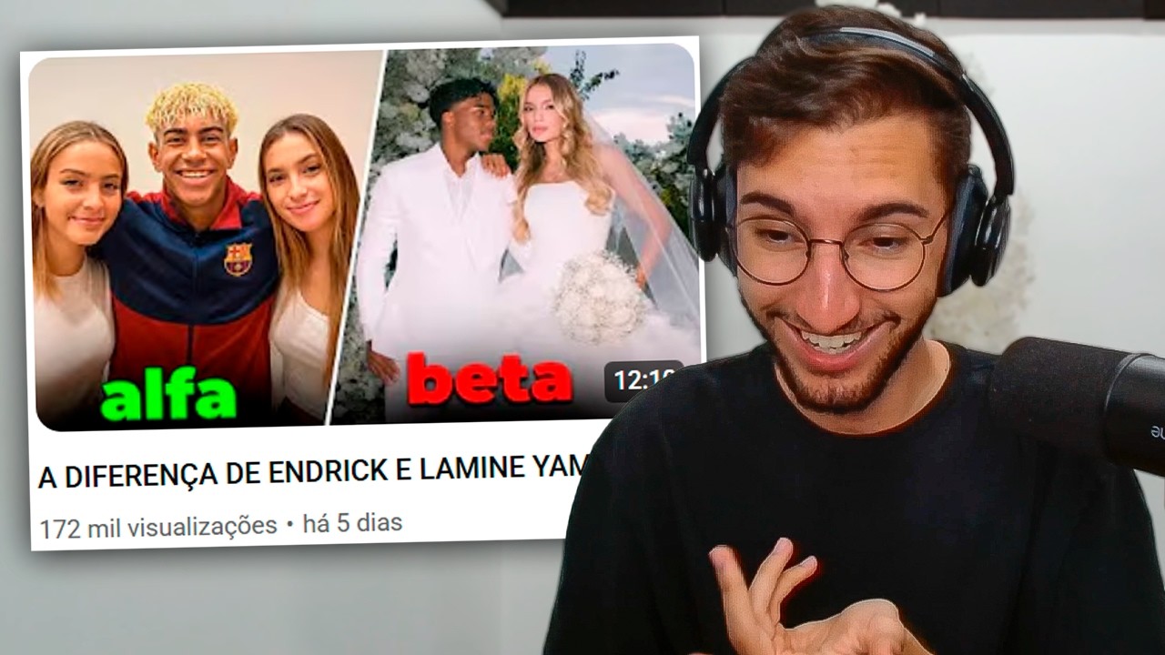 A DIFERENÇA DE ENDRICK E LAMINE YAMAL