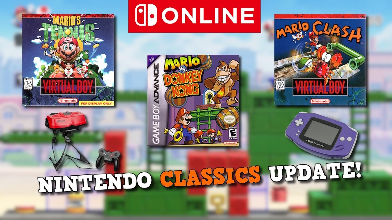 Nintendo Classics Update – Mario vs Donkey Kong, Mario’s Tennis & Mario Clash Hit Switch Online