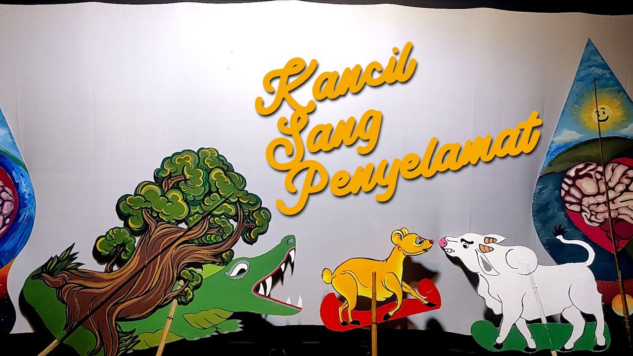 Wayang Fabel, Kecerdikan Si Kancil Selamatkan Anak Sapi dari Liciknya Buaya