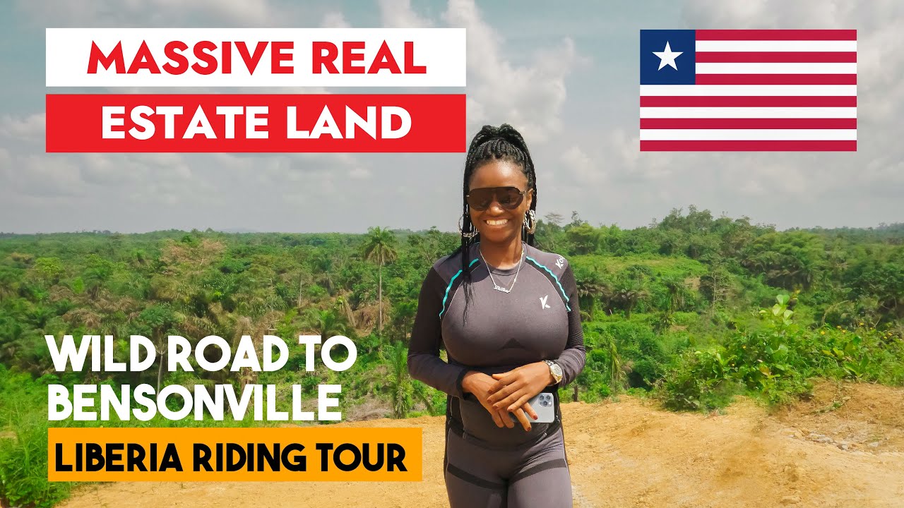 Liberia - Massive Real Estate Land |  Wild Road To Bensonville | Liberian Vlogger Riding Tour Video