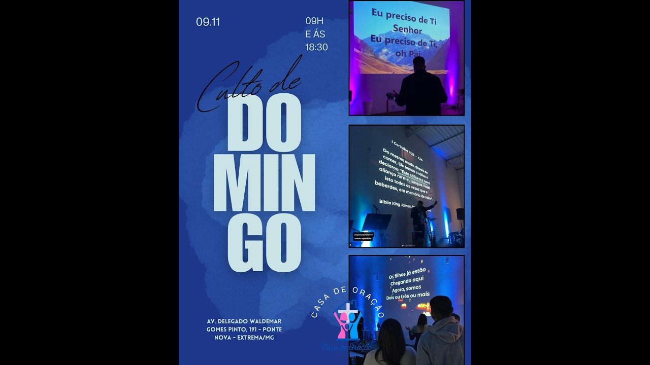 | Culto de Domingo | Extrema/MG