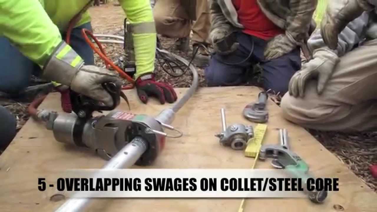 Full Tension ACSR Splice Installation