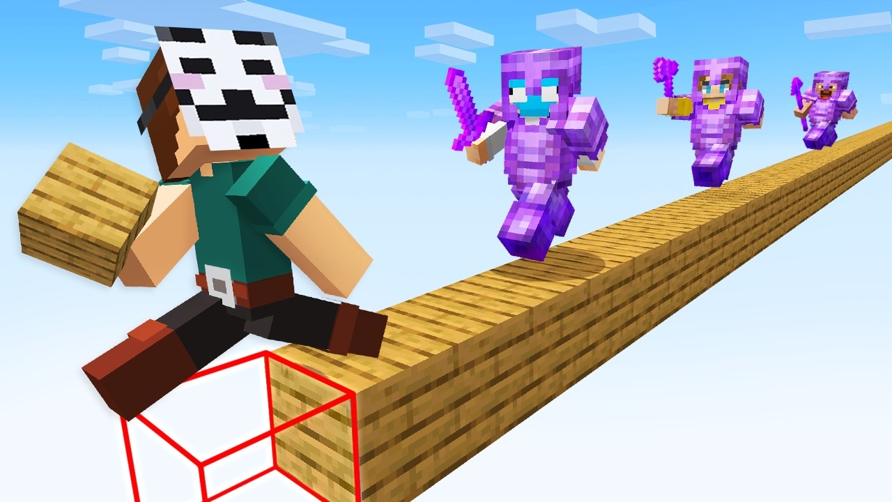 Minecraft Manhunt, but I am Secretly Hacking...