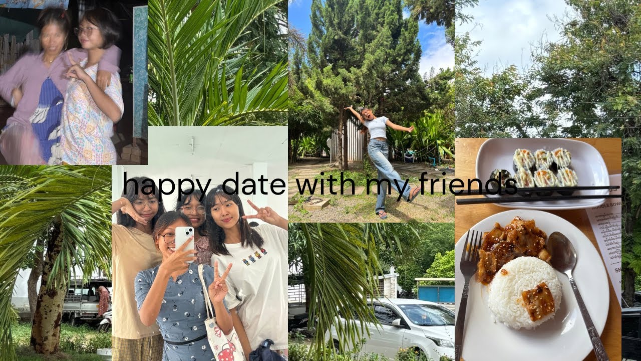 University life with my friends yayy!!🎀 #dailyvlog #myanmar #students #with #friends