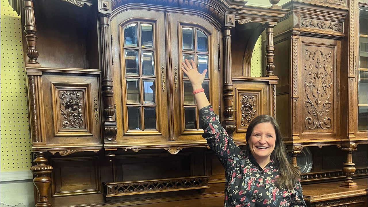 Hand-Carved Beauty: Inside an 1890 Walnut Renaissance Buffet | EuroluxHome.com