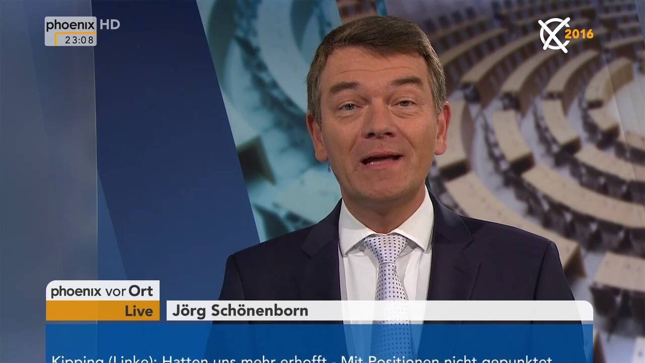 Wahl Mecklenburg-Vorpommern: Jörg Schönenborn zu den Ergebnissen am  04.09.2016