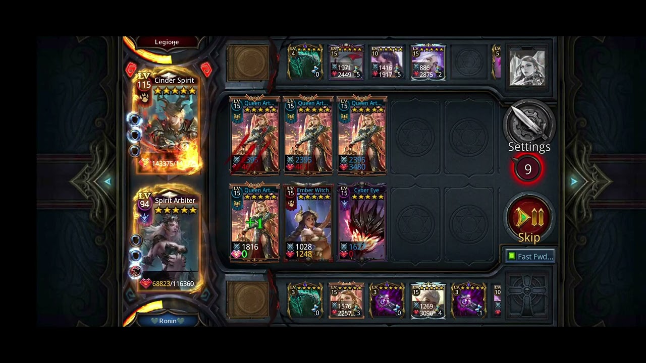 Deck Heroes | Deck Duels | Close fight against Legion