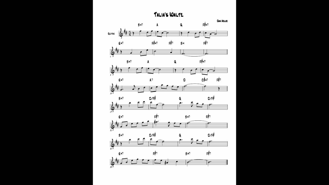 Dan Adler - Talia's Waltz