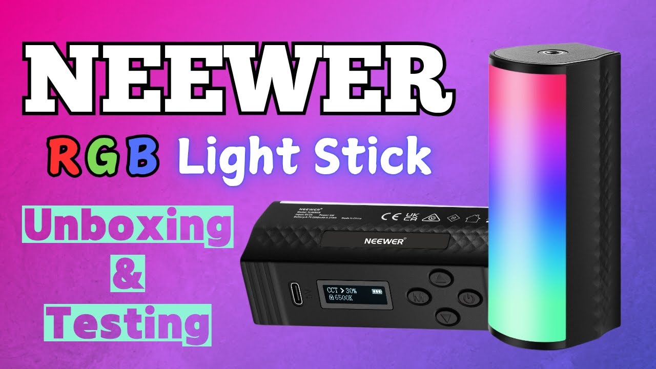 Unboxing NEEWER TL96RGB Light Stick: Pocket-Sized Powerhouse for Creators!