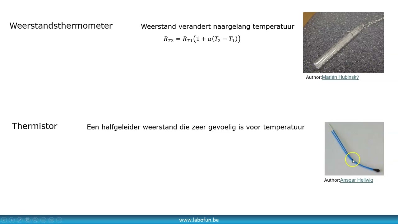 Thema warmte Temperatuur