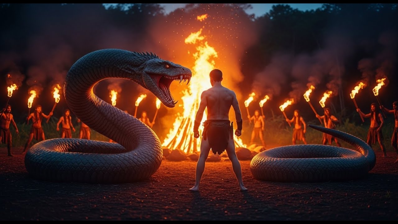 EPIC The Final Battle: Kaelen’s Tribe Faces Titanoboa Acheron | A Prehistoric Survival War