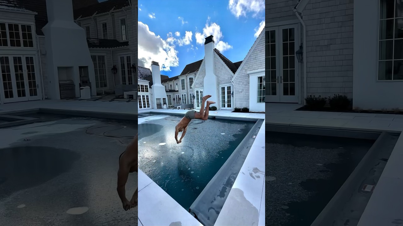 ⚠️ don&rsquo;t try this cold plunge at home ⚠️￼