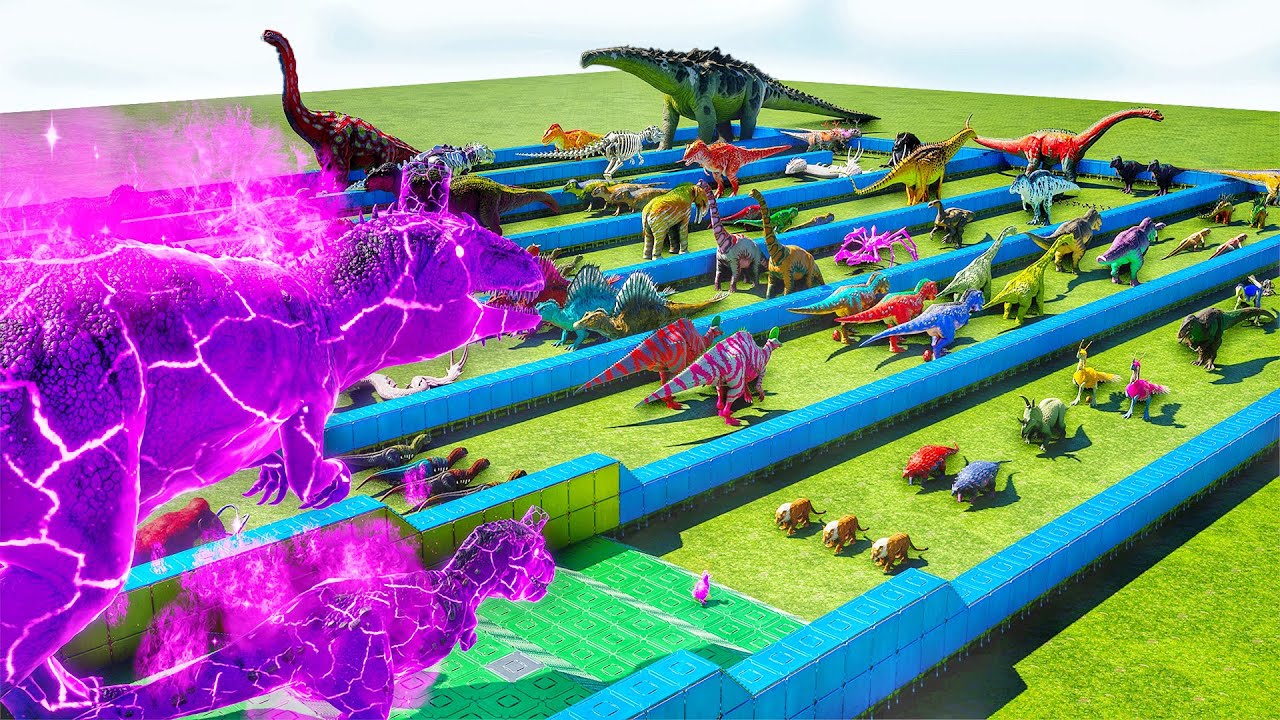 Halloween Dinos🎃 VS All ARK Dinosaurs & Titans