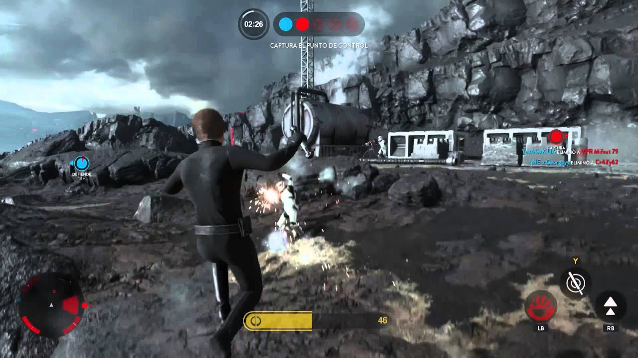Racha Luke Skywalker Battlefront XBOX