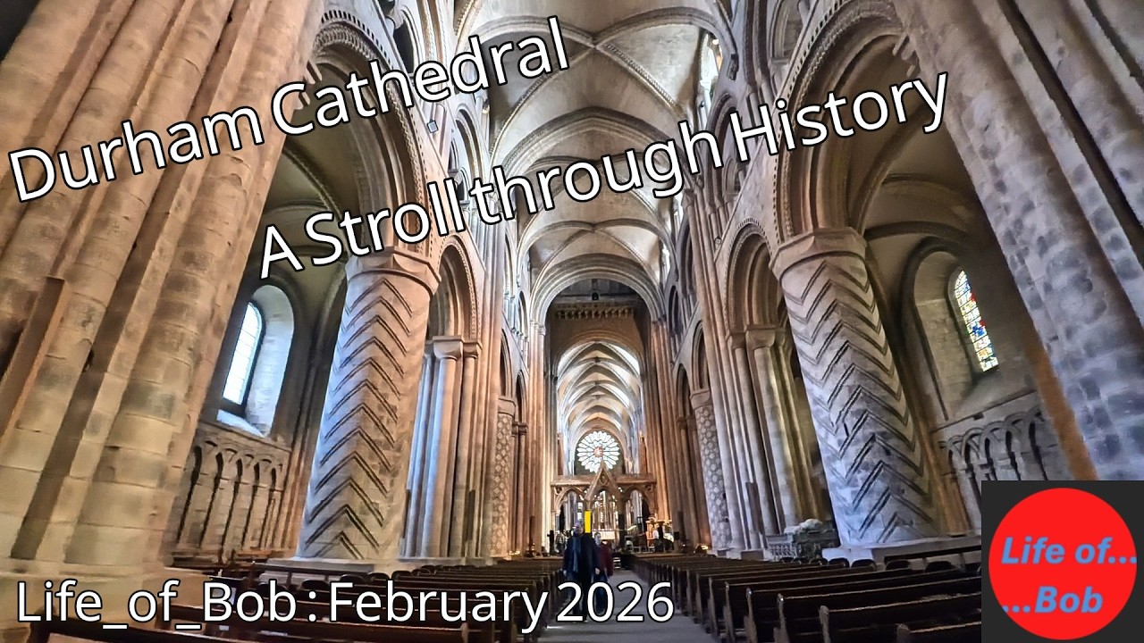 Exploring County Durham & Nth Yorkshire Ep. 2 : Durham Cathedral & City Walk : River-Nave-River.