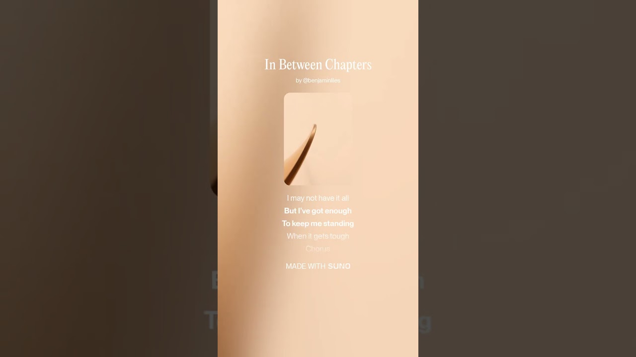 In Between Chapters (Official Audio) – Benjamin Liles