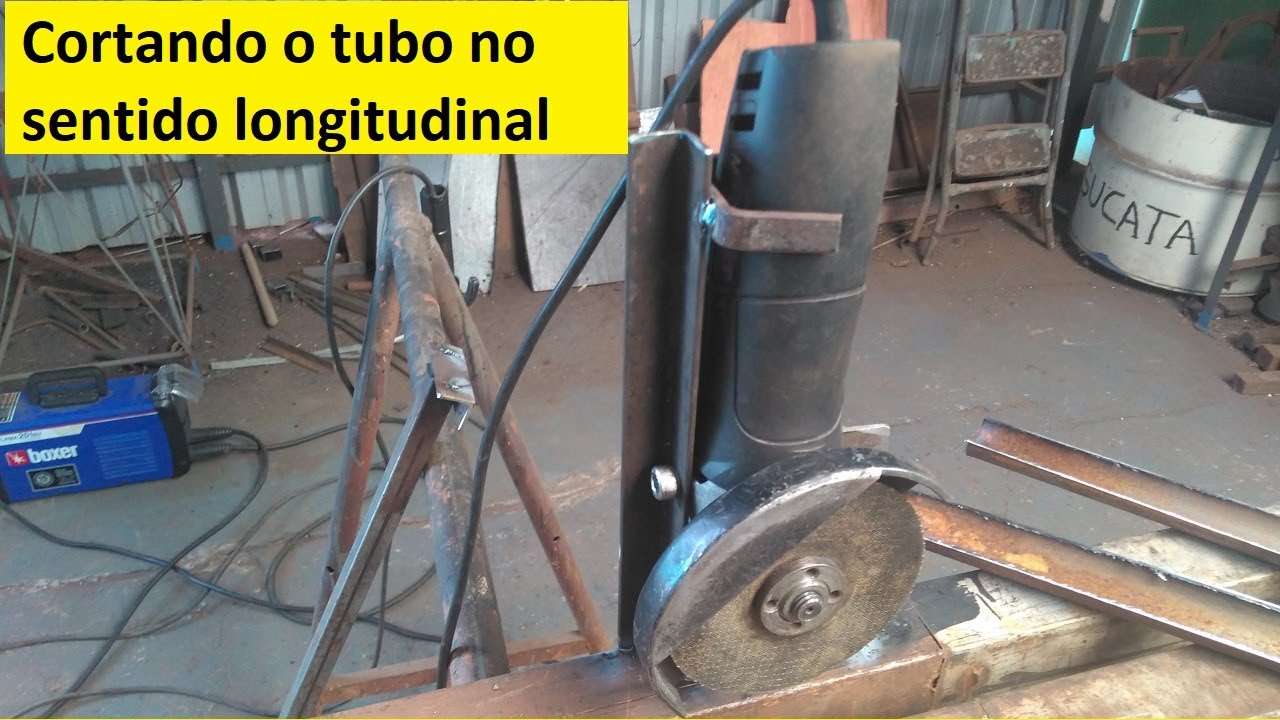 Cortar tubo sentido longitudinal