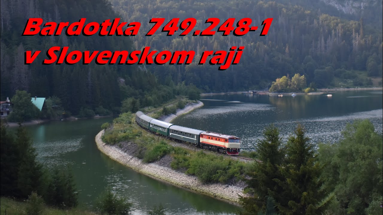 Bardotka 749.248-1 v okolí Dediniek (Leto 2020 v Slovenskom raji)