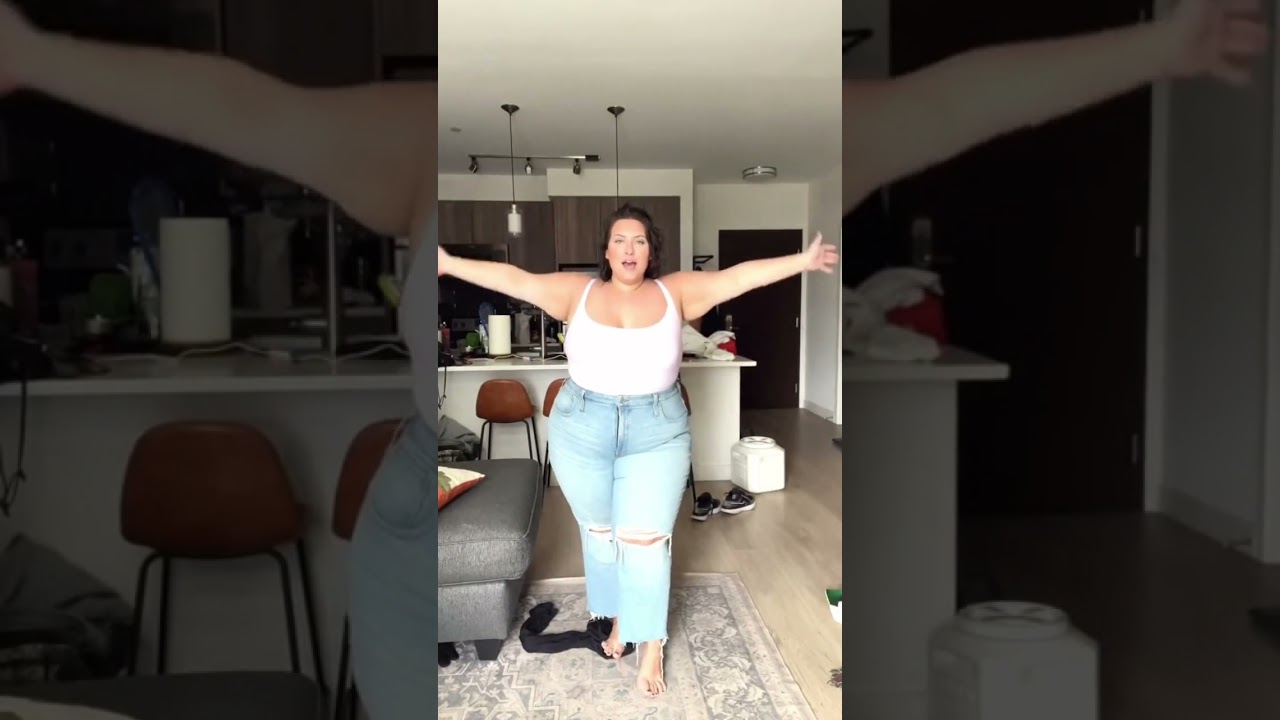 Plus size @skims fits everybody bodysuit try on! #fat #plussize #ootd #fashion