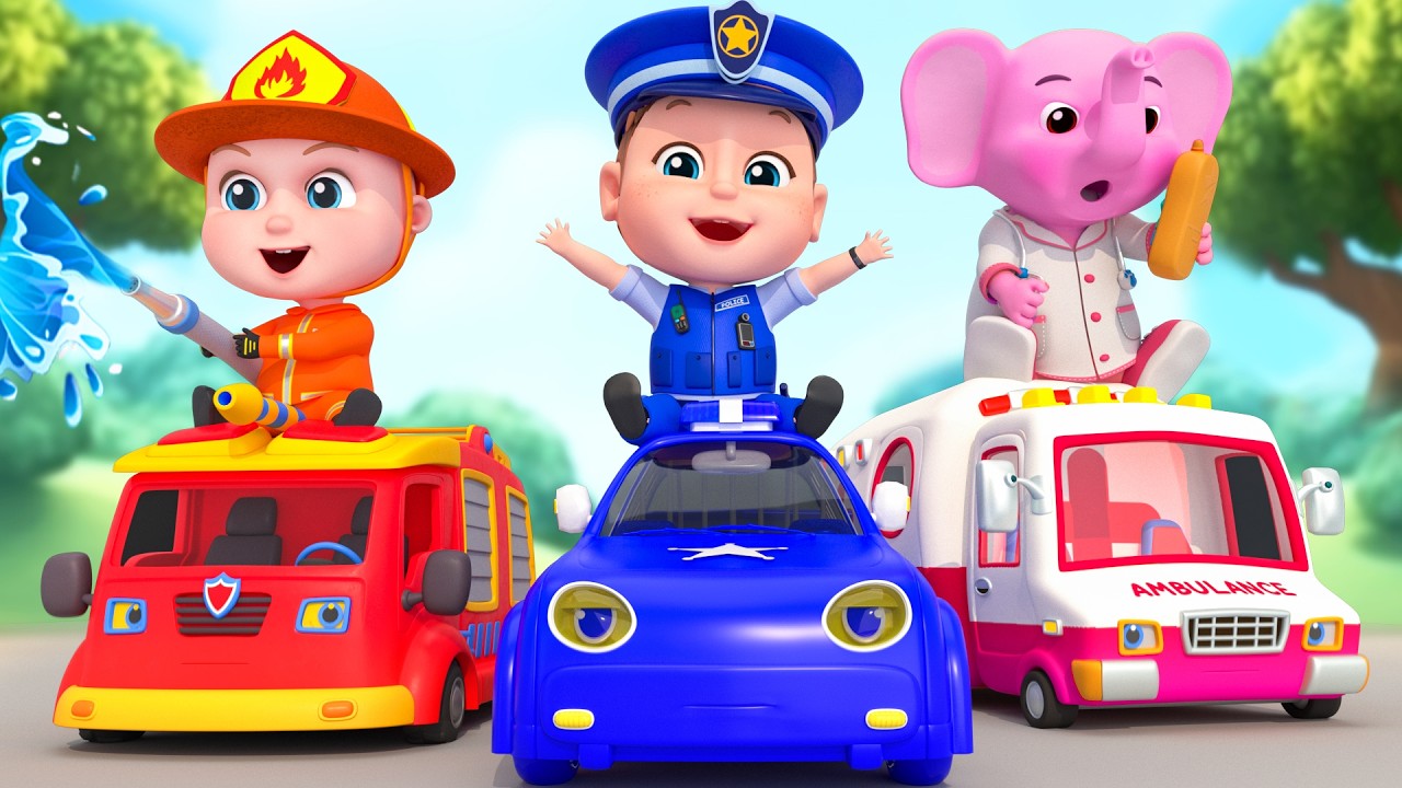 Em Tập Lái Ô Tô - Phim Hoạt Hình Về Phương Tiện Giao Thông -Nhạc Thiếu Nhi Remix Vui Nhộn Cho Bé Yêu