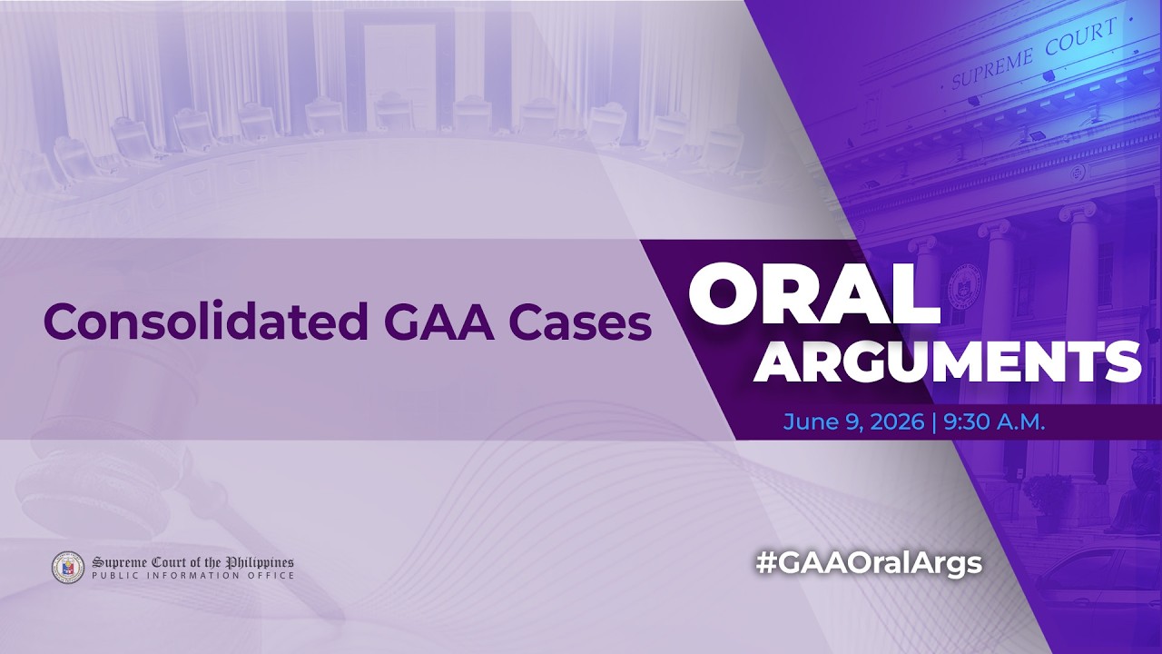 ORAL ARGUMENTS ON G.R. NOs. 271059, 271347, E-02472 & E-04036 - JUNE 9, 2026
