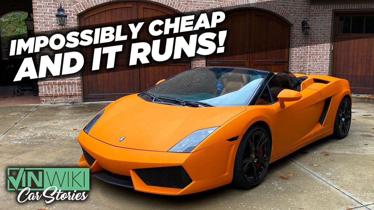 I bought the CHEAPEST functional Lamborghini on Earth!