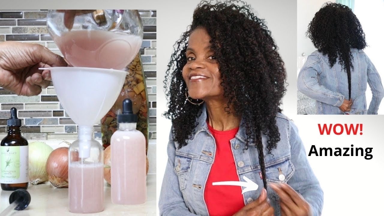 HOW TO MAKE ONION JUICE FOR FASTER HAIR GROWTH 😱 | EASY HAIR GROWTH REMEDY